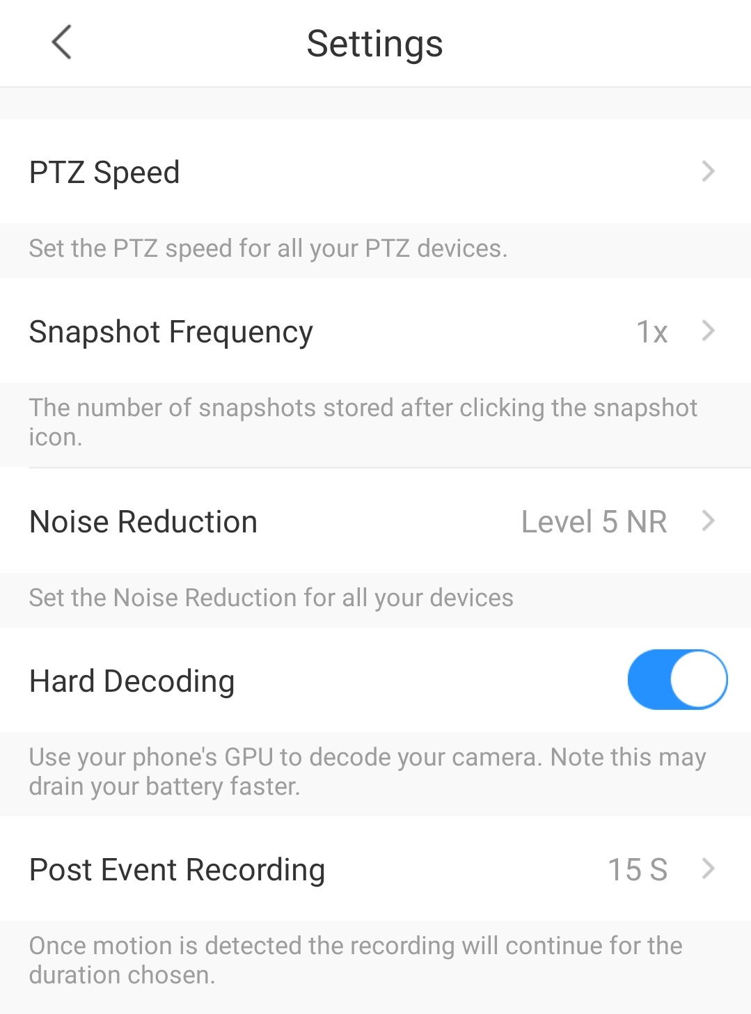 How-to: - How To Change the Camera Settings and Record Settings of