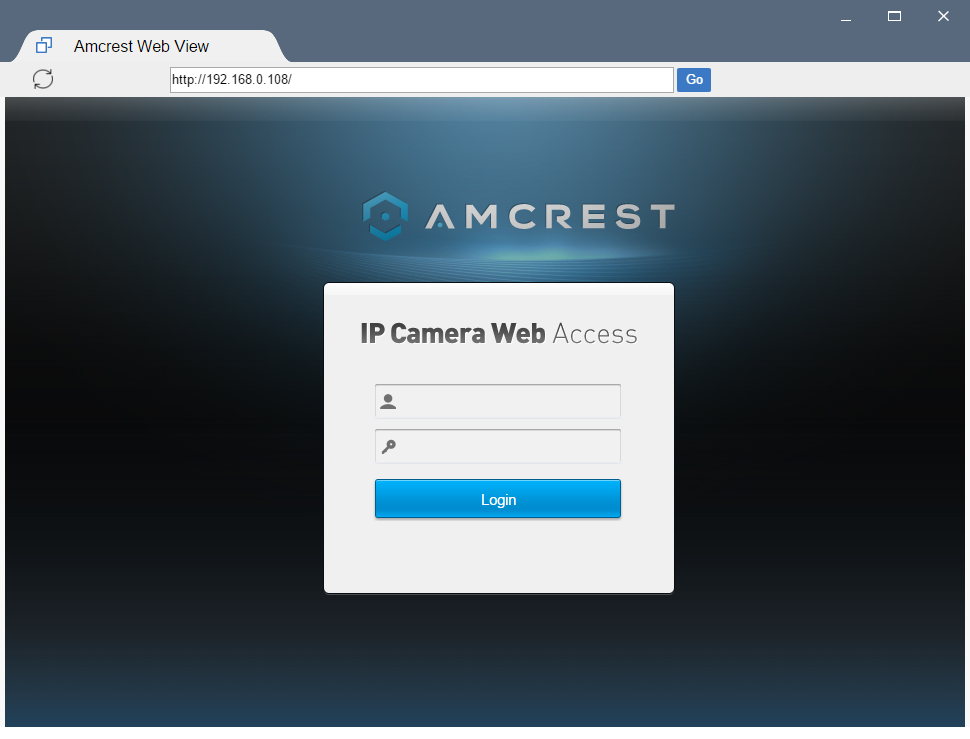 amcrest google chrome