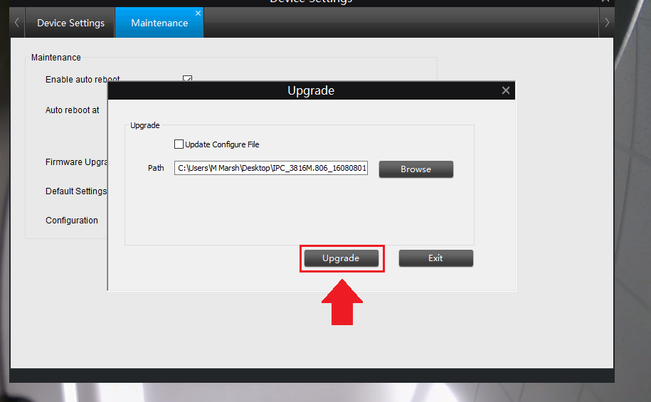 How To Upgrade Firmware on a QCAM IP Camera – Amcrest