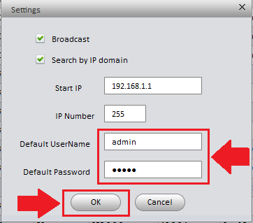 amcrest ip config