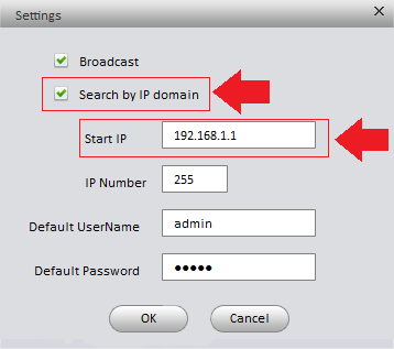 Amcrest default hot sale password