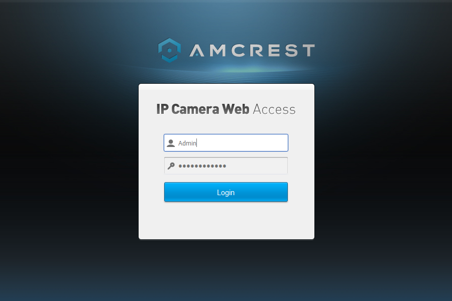 Amcrest ip config connection hot sale failed