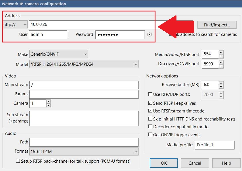 How To Setup a Camera In Blue Iris with RTSP Support ASH21 Amcrest