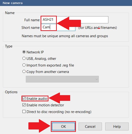 Amcrest store ip config