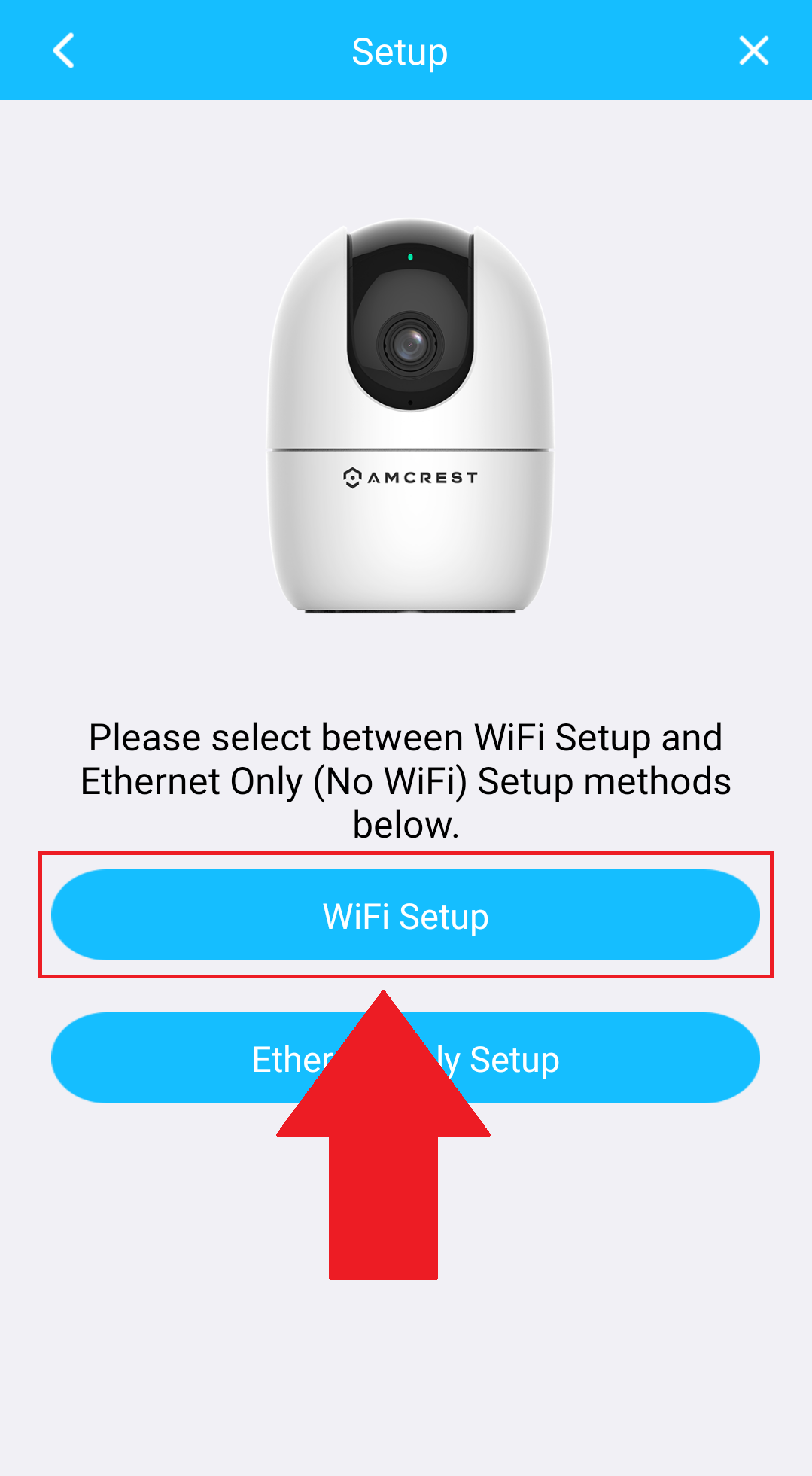 amcrest network setup