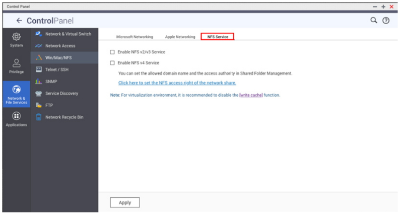 NAS Connection Using a QNAP Storage Devices – Amcrest