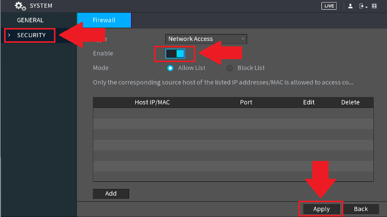 amcrest nvr web access