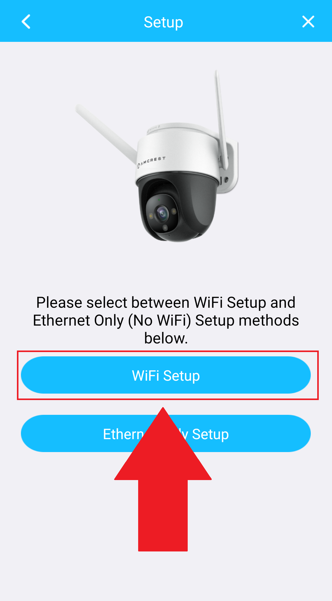 Amcrest sales wifi setup