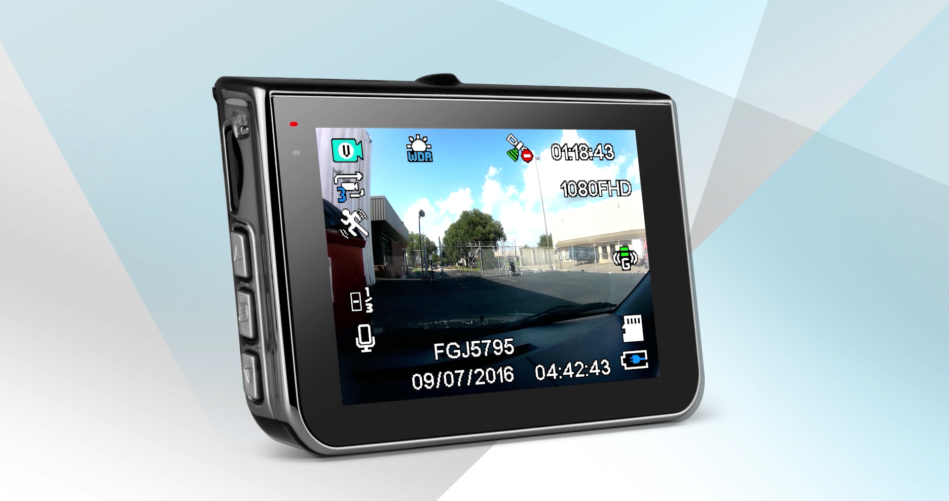 Amcrest ACD-830B 1080P Car Camera & DVR with Nightvision, Motion